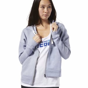 Reebok Training Essentials Sweatshirt Damen - HellBlau - DE 730-XNH